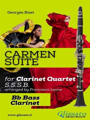 cover image of "Carmen" Suite for Clarinet Quartet (Bass)